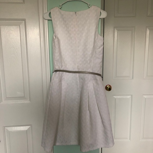 White House Black Market White Flare Dress - Picture 3 of 3